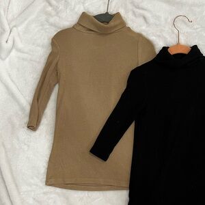 Tan GB girls turtleneck dress, only worn once. Size 2T